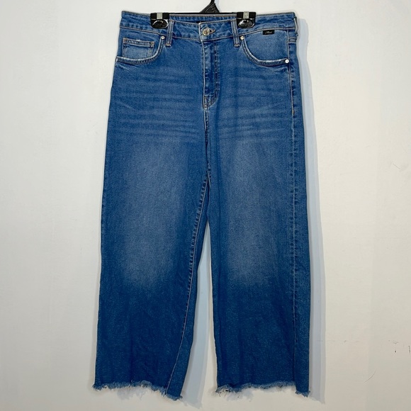 Mavi Denim - Mavi straight wide legs raw hem jeans